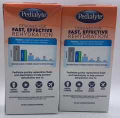 2PK Abbott Pedialyte Electrolyte Powder ~ 6 Sticks Each ~ EXP 6/26 ~ FAST SHIP