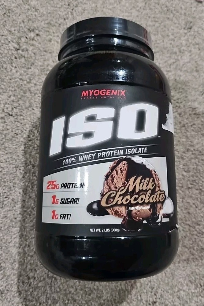MYOGENIX ISO 100% WHEY PROTEIN Premium Performance 2lb 27 Servings Chocolate