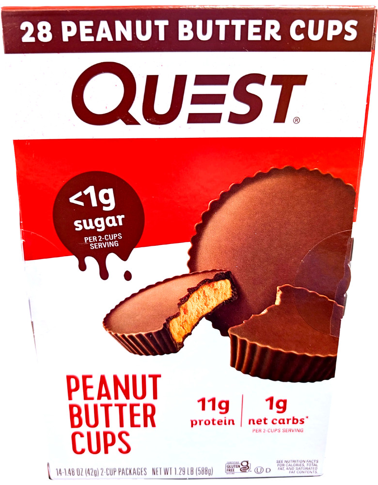 Quest Nutrition Peanut Butter Cups 28 Count EXP 06/2026