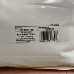 MyProtein Impact Whey Isolate Drink Mix, Chocolate Milkshake 5.5lb EXP 02/27