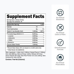 Transparent Labs BCAA Glutamine 8000 Mg of BCAA Powder with L Glutamine for …
