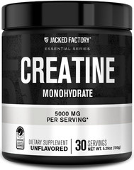 Jacked Factory Creatine Monohydrate Powder 150g – 5g Daily Creatine Supplement f