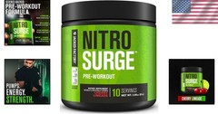 Cherry Limeade NITROSURGE Pre Workout – 10 Servings of Energy & Strength Boost