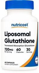 Nutricost Liposomal Glutathione Supplement 60 Capsules, 720 mg Per Serving