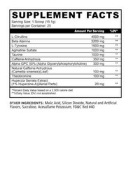 PANDA SUPPS PANTA PREWORKOUT (25) pandamic rampage sinister face off supplements