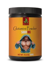 endurance strength power – GLUTAMINE POWDER 5000mg – muscle gain – 1 Can