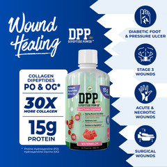 Nutritional Designs DPP Dipeptide Power Liquid Protein Watermelon Flavor 32 oz