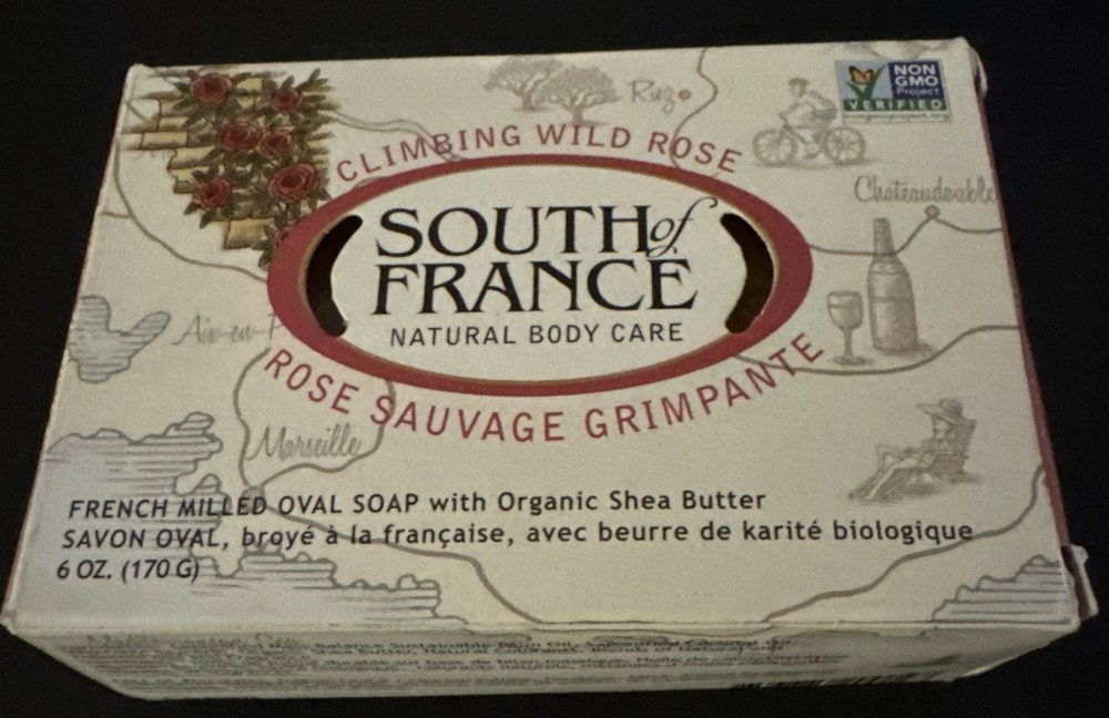 South Of France Climbing Wild Rose Bar Soap – 6 Oz