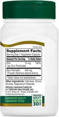 21st Century Saw Palmetto 450mg Veg Capsules, 60 Count 60 (Pack of 1)