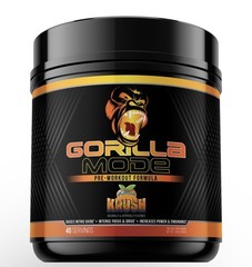 Gorilla Mode Pre-Workout Formula Orange Krush 1.30 lbs 40 Serv