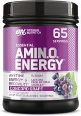 Concord Grape Amino Energy – Pre Workout with BCAA, Anytime Formula, 1.29 lb