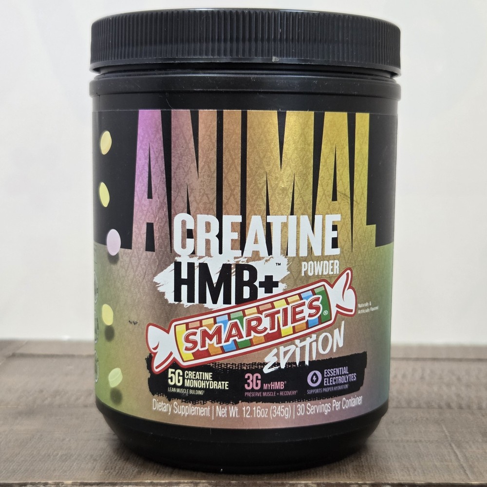 Animal Creatine HMB Powder x Smarties 3g myHMB + 5g Creatine Monohydrate