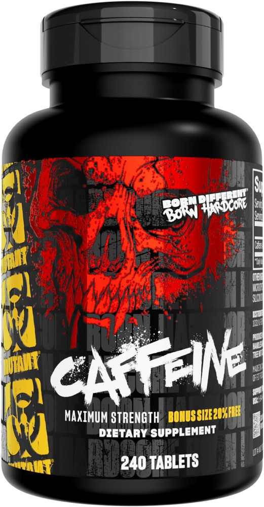 Caffeine Pills – Pharmaceutical-Grade Pure Caffeine Supplement for Boosting Ener