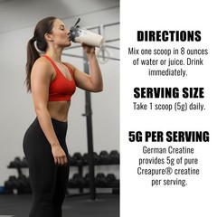 – Micronized Creatine Monohydrate Powder, 99.99% Pure Creapure for Muscle Gro…