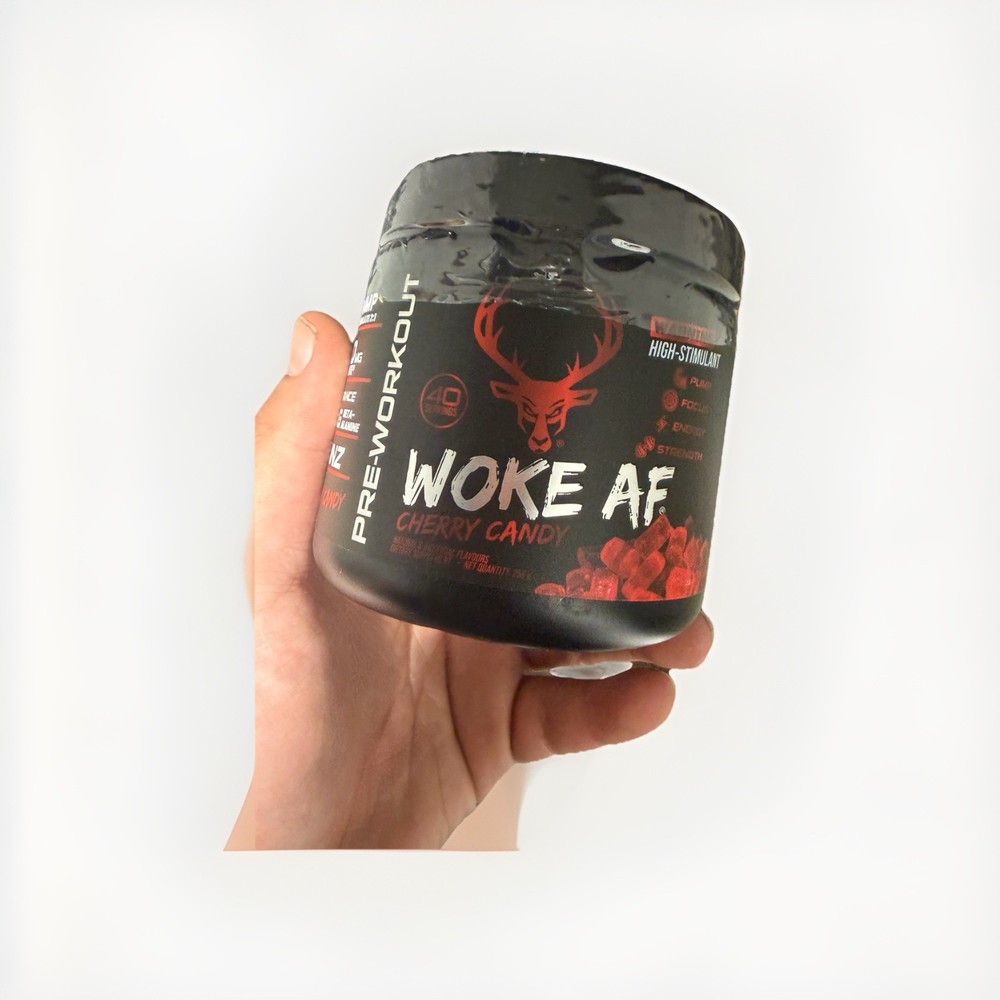 BUCKED UP WOKE AF CHERRY CANDY HIGH STIMULANT PRE-WORKOUT EnergyPump 40 Servings