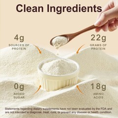 Bunkell Vanilla Protein Powder with Whey and Plant Proteins 495G Sugar-free