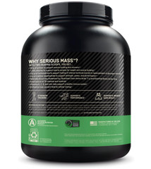 Optimum Nutrition Serious Mass Weight Gainer, Vanilla, 6 lb