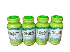 4pack Nature’s Truth Electrolyte Hydration 90 Tablets per Bottle Exp 11/30/26++