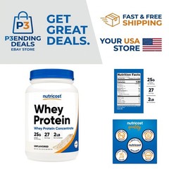 Pure Whey Protein Concentrate 2LB – Gluten Free, Non-GMO & Unflavored Delight
