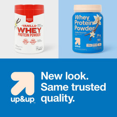 Whey Protein Powder – Vanilla – up&up™ – 32oz