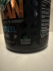 Alpha Lion Super Human Pump Pre-Workout Blue Steel 13.18 Oz 42 Servings L@@K !!
