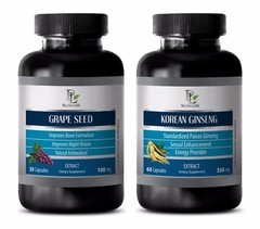 Immune support coenzyme q10 – GRAPE SEED EXTRACT – KOREAN GINSENG COMBO -ginseng