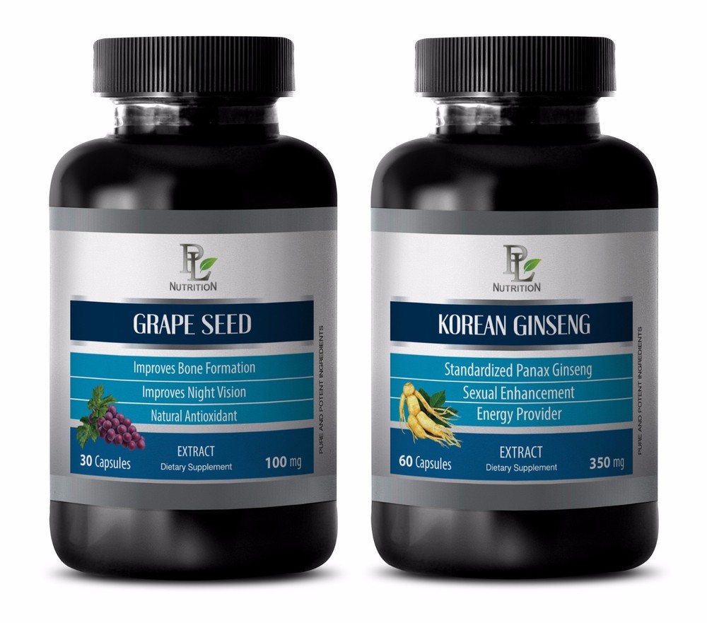 Metabolism book for weight loss – GRAPE SEED EXTRACT – KOREAN GINSENG COMBO