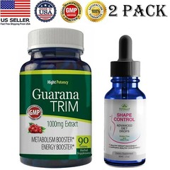 Guarana Extract Energy Support & Shape Control Weight Management Supplement 60ml