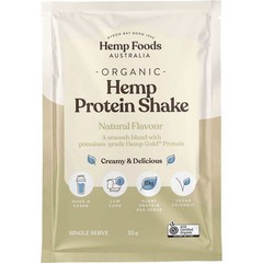Hemp Foods Australia Organic Hemp Protein Shake Natural 35g (Pack of 7)