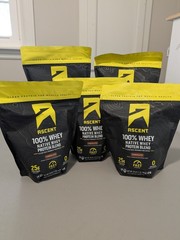 FIVE PACK – -Ascent Native Whey Protein Powder Blend, Chocolate, 1 lb BAGS