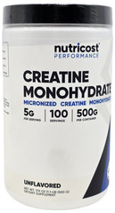Nutricost Performance Creatine Monohydrate Powder 17.9oz – Damaged Container