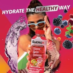 SueroX Orange Rescue & Lemon-Lime Lift Sports Drink Citrus Pack 21.3 Oz 12 Count