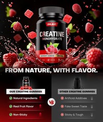 Instant Boost Creatine Monohydrate Gummies, Complex Creatine. Exp-09/2027