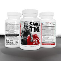 5% Nutrition Rich Piana | Shred Time 180 Capsules LEGENDARY SERIES