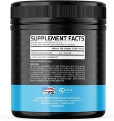 5g Micronized Creatine Monohydrate – Ultra-Pure, Easy-Mix Formula | 60 Servings
