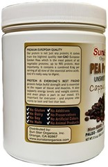 Cappuccino Pea Protein Powder – Plant-Based, Soy-Free, Non-GMO – 17.6 oz