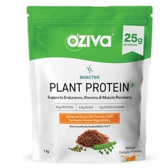 OZiva Bioactive Plant Protein,5.5 BCAA| Pea Isolate| Plant based Protein Powder