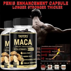 Maca Capsules: Natural Formula for Men’s Health and Energy with 7 Ingredients