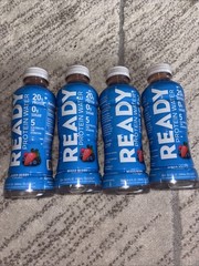 Ready Protein Water Mixed Berry Flavor 4 Pack 16.9 Oz