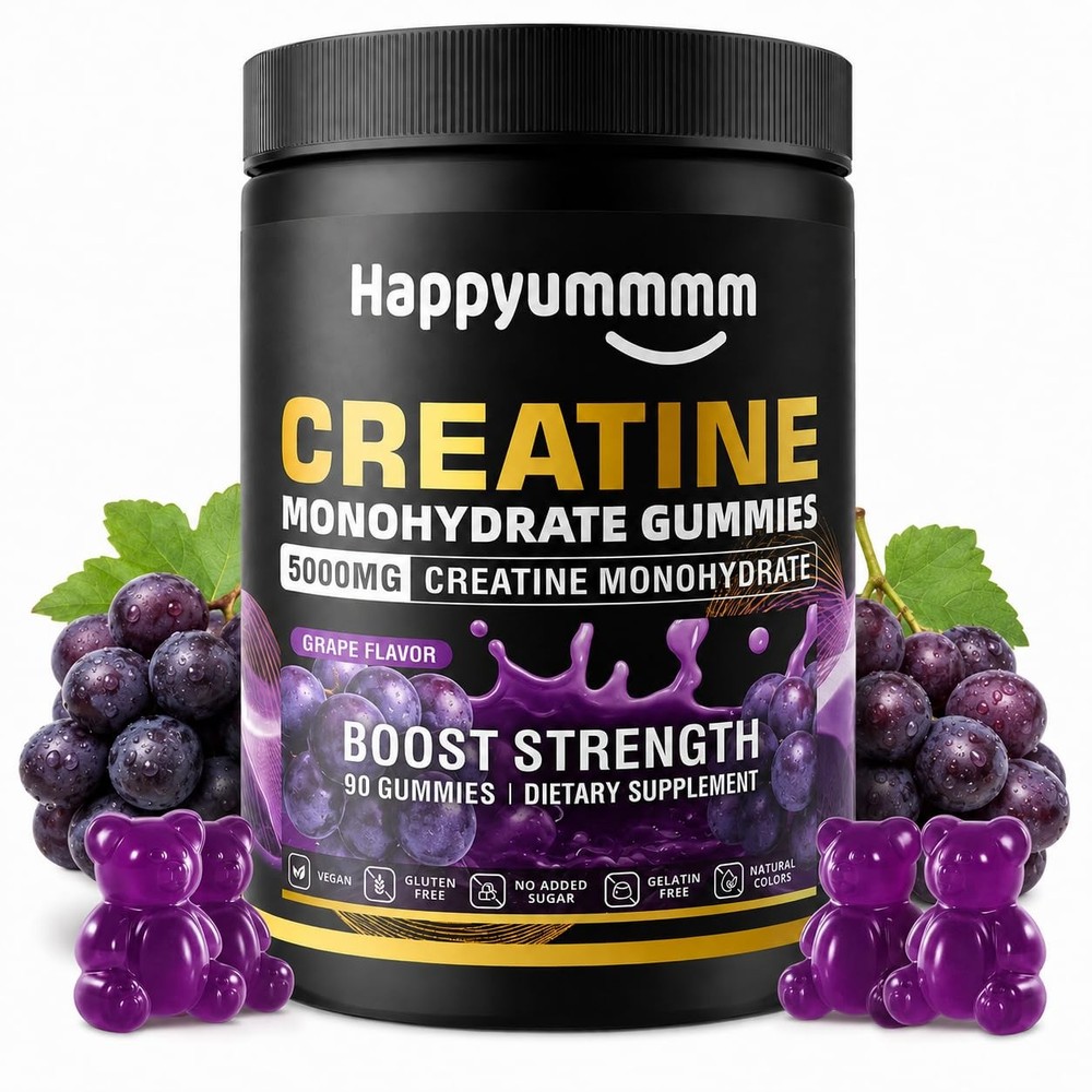Creatine Monohydrate Gummies, NSF Certified, 5g Dose for Men & Women to Suppo…
