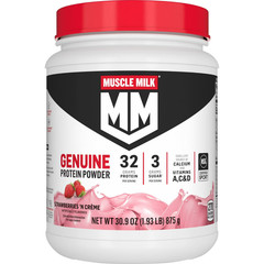 Muscle Milk Genuine Protein Powder Strawberries N Creme 32g Protein 30.9 Oz