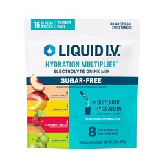 Powdered Hydration Mix, Sugar-Free Electrolytes in Four Delicious Flavors