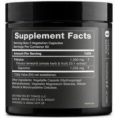 Toniiq Tribulus Terrestris for Men – Ultra High Potency 120 Count (Pack of 1)