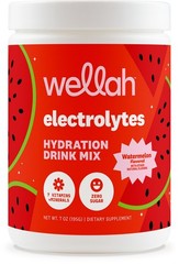 Wellah Electrolytes Powder (Watermelon) 50 Servings – Hydration Drink Mix