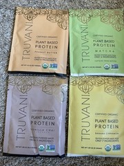 Truvani Vegan Pea Protein Powder Lemon Cookie 20g Organic Plant + 4 Samples