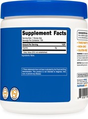 Nutricost Taurine Powder 250 Grams – 125 Servings, 250 Gram (Pack of 1)