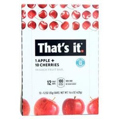That’s it Nutrition Fruit Bar Apple & Cherries 12 bars