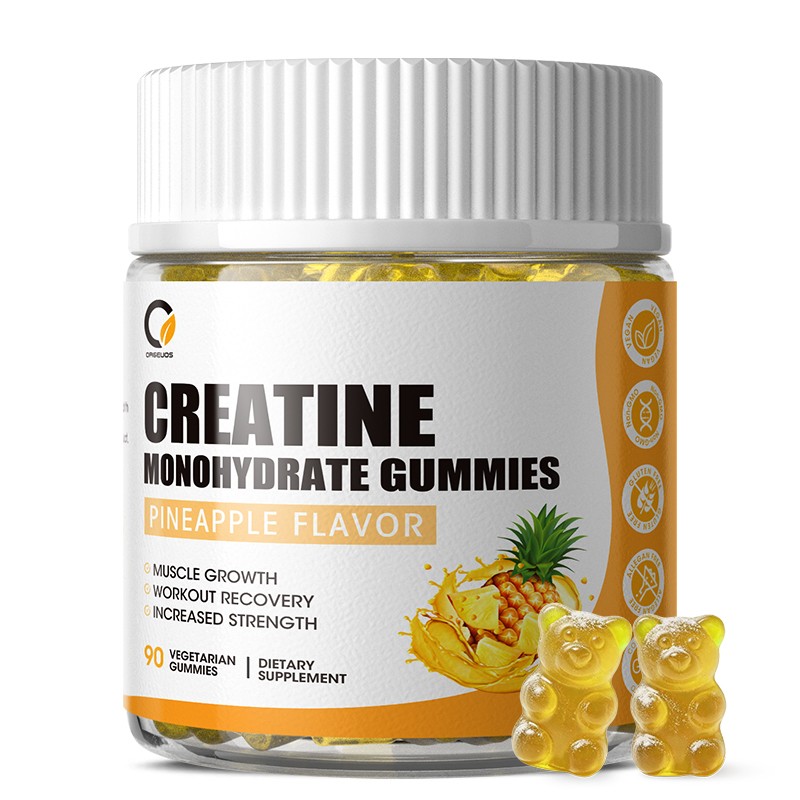 Creatine Monohydrate Gummies – Muscle, Stamina, & Recovery – Sugar-Free 90ct
