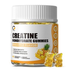 Creatine Monohydrate Gummies – Muscle, Stamina, & Recovery – Sugar-Free 90ct