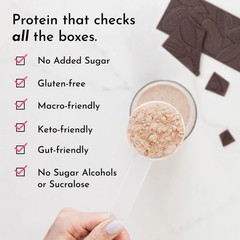 Just Ingredients Chocolate Protein Powder | Grass-Fed Whey Protein | Chocolate